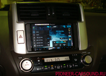 Pioneer AVH-X8500BT в Toyota Prado 150